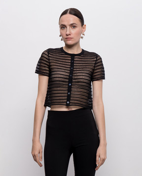 Simkhai Black openwork cardigan 4266055K
