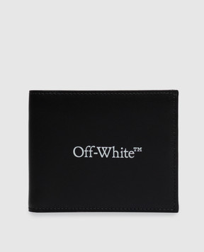 Off-White Black leather wallet OWMNC20F26LT01