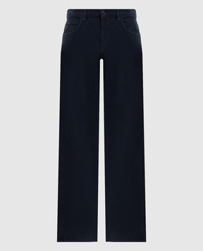The Row Eglitta blue corduroy pants 6634W4831