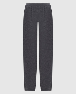 Simonetta Ravizza Kiki grey cashmere pants F06KN111T10JA