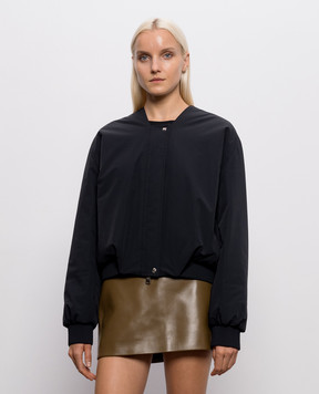 Khaite Black Cordan bomber jacket 62414242