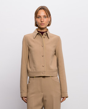 Gabriela Hearst Brown Thereza wool jacket 4265011CW111