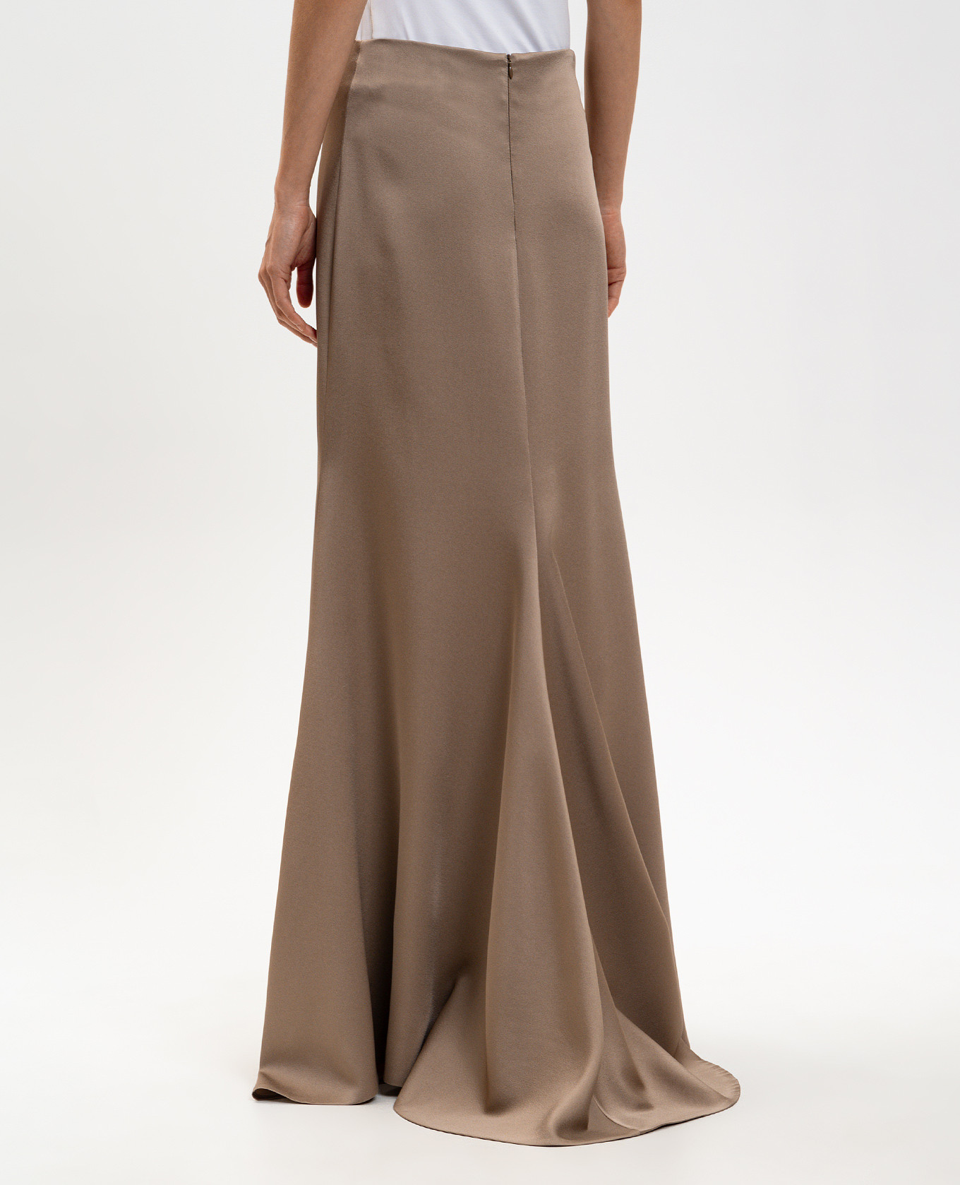 Beige maxi skirt Brunello Cucinelli 4