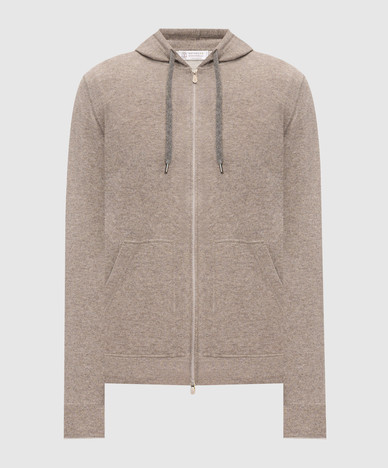 Beige cashmere sports jacket