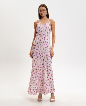 Twinset Pink dress with floral print 261TP210D