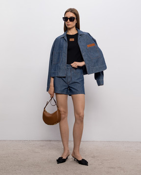 Fendi Blue denim shorts FLP861AW8H