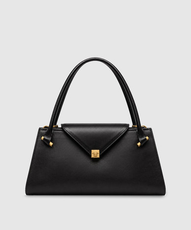 Black leather bag Severe