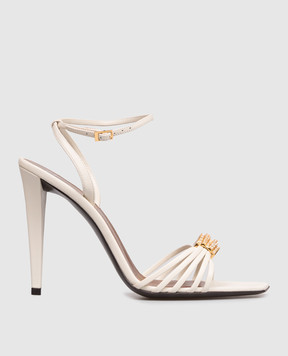 Giuseppe Zanotti Sunset ivory leather sandals E600073