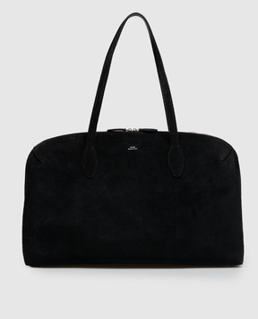 Toteme Black suede tote bag 252WAL0082LE0004