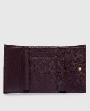 Dolce&Gabbana Purple Dauphine leather purse BI0770A1001
