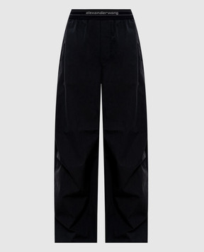 Alexander Wang Black pants with logo 1WC4254924