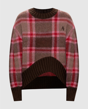 The Attico Checked wool sweater 261WCK00136KMX004JQ