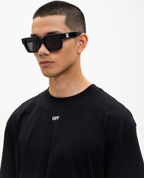 Off-White Black Virgil sunglasses with logo OW1022100753