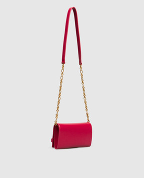 Balmain Pink leather Shuffle clutch GN1ON259LMTE