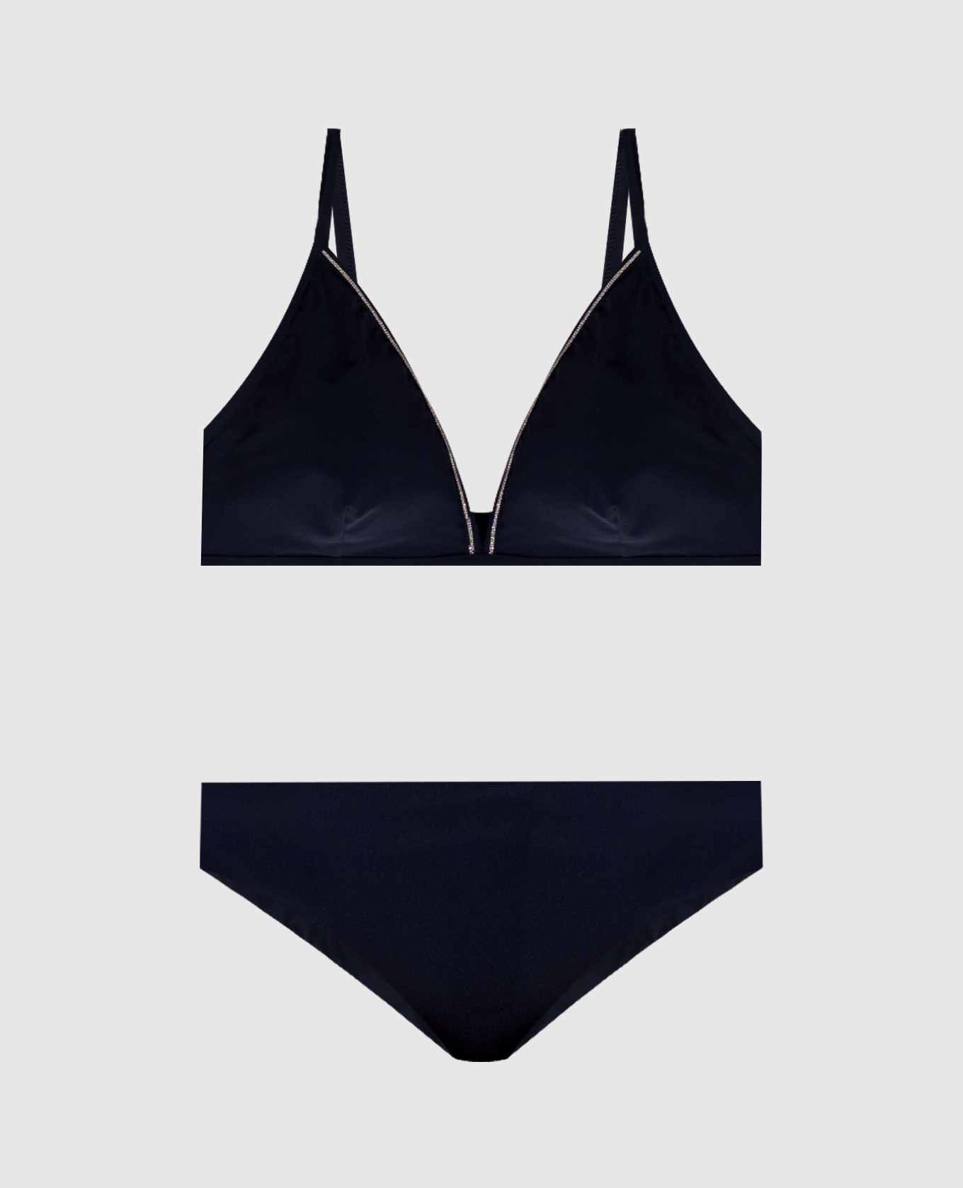 

Blue swimsuit with monil chain Peserico