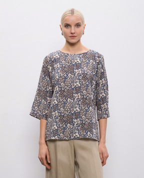 Max Mara Weekend Floral print silk blouse WKDGINNICO