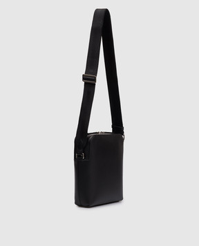 Bally Capitol black leather bag with logo print MAC06GVT710