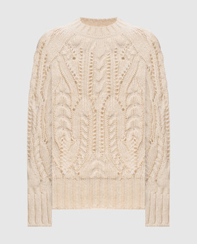 Ermanno Scervino Alpaca wool sweater with textured pattern D495M321NWJ