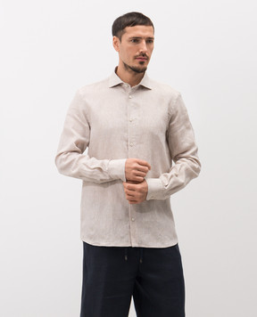 Peserico Beige linen shirt R56042D00152