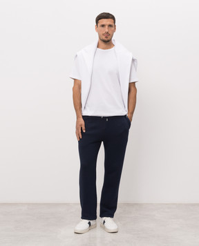 JW Anderson White T-shirt with embroidery JT0331PG1937