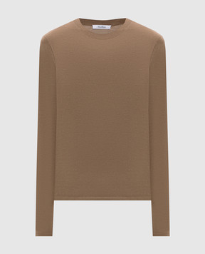Max Mara Brown PITTURA cashmere jumper MXMPITTURA