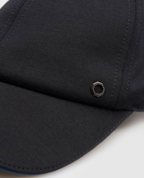 Stefano Ricci Children's black wool cap YCV61TX08EMA0033