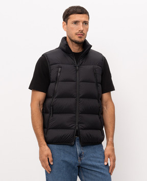 Moncler Reticone black down vest L20911A00031598AL