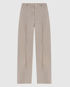Maison Margiela MM6 Beige pants S52KA0582M36019