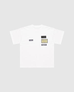 Maison Margiela MM6 Children's white T-shirt with print M61155MM04I