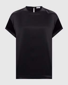 Brunello Cucinelli Black silk top M0C59DE310