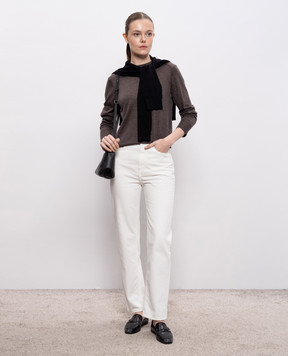Loulou de Saison DITTO brown cashmere jumper DITTO