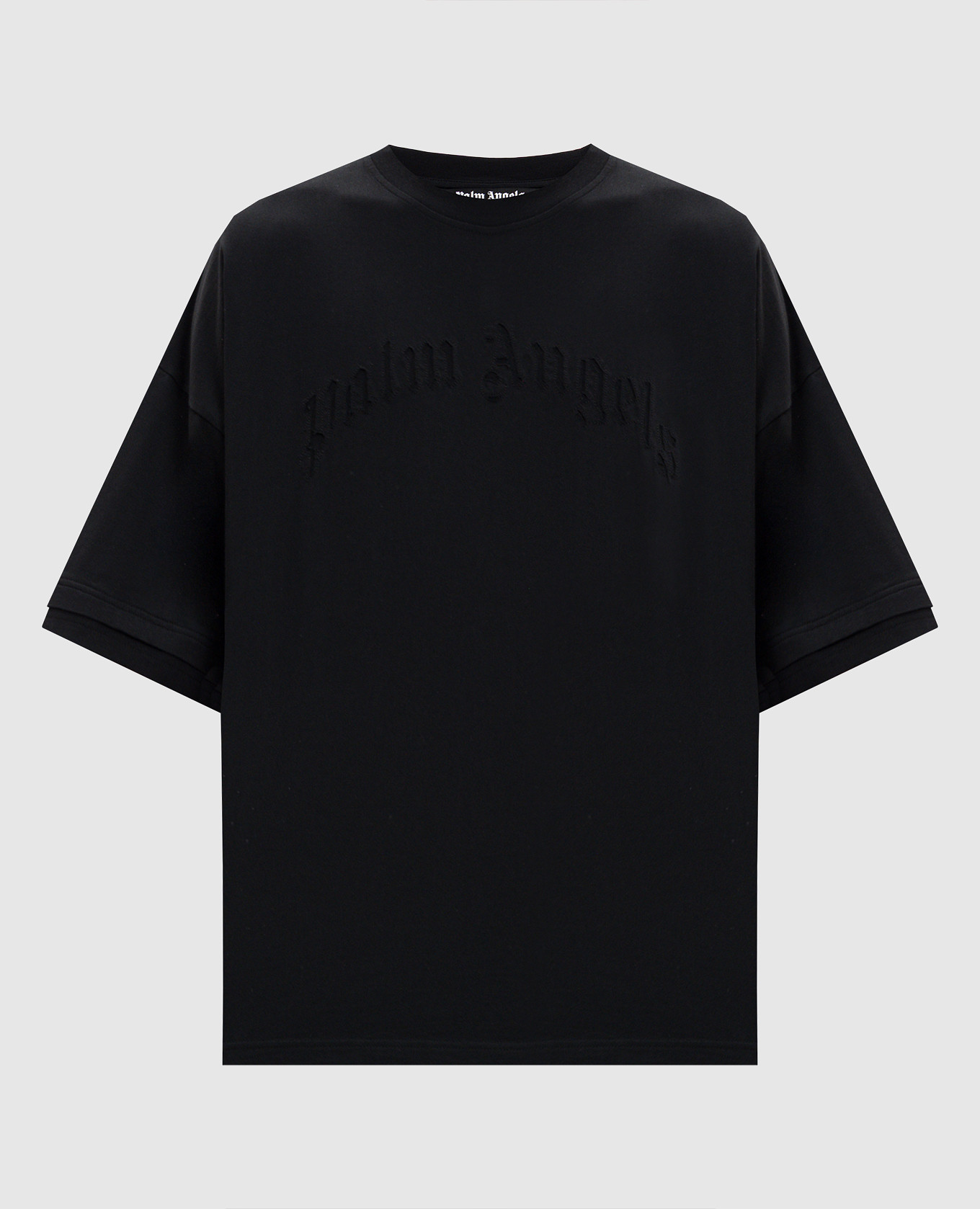 

Black T-shirt with logo Palm Angels