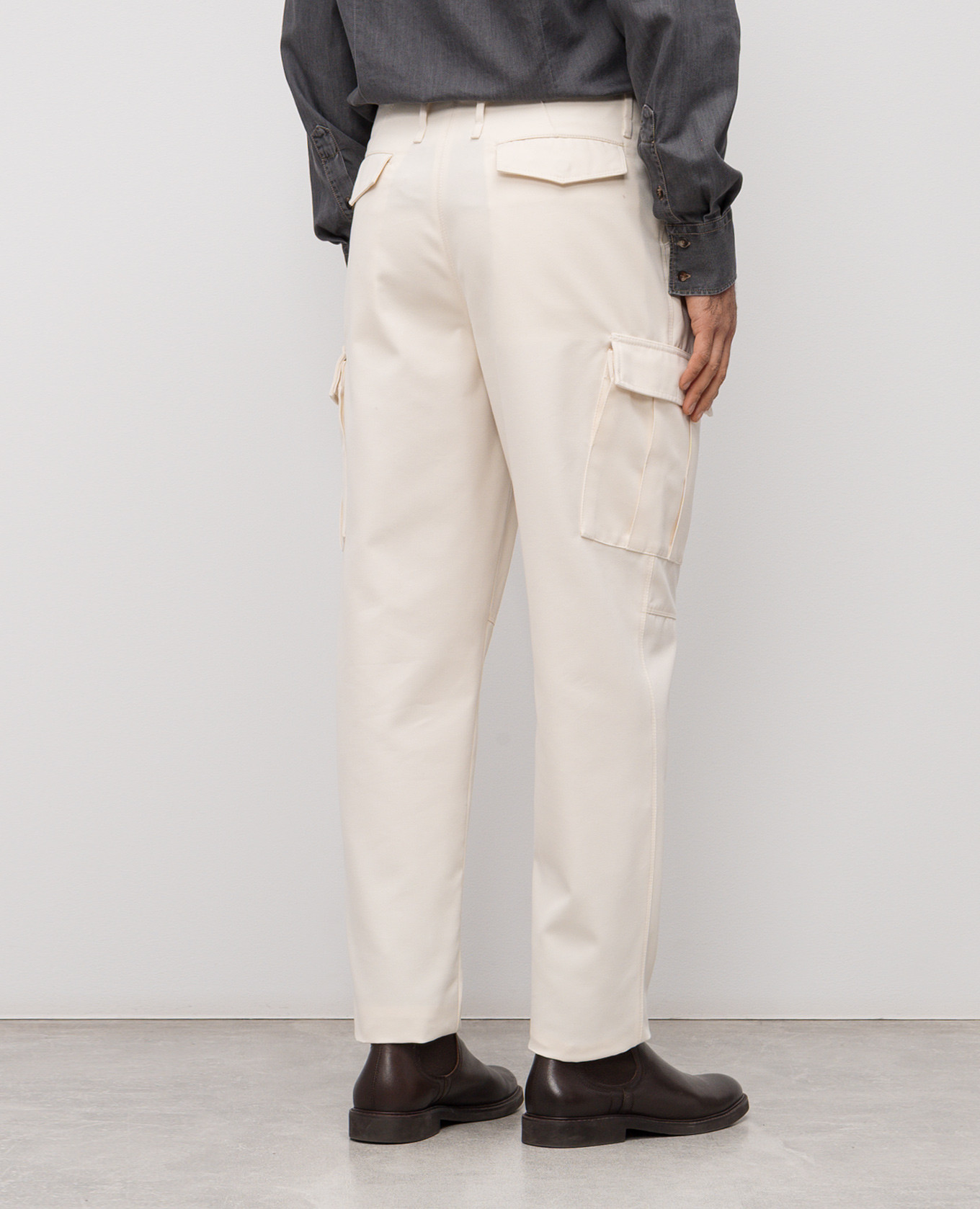 Beige cargo with wool Brunello Cucinelli 4