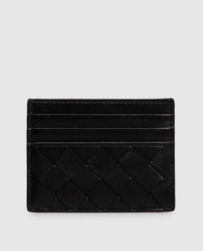 Bottega Veneta Black Intrecciato leather cardholder 796324VCPP3