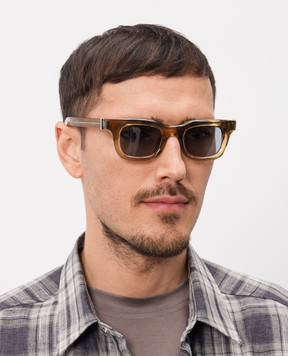 Alexander McQueen Beige Skull Sunglasses 861677J0749