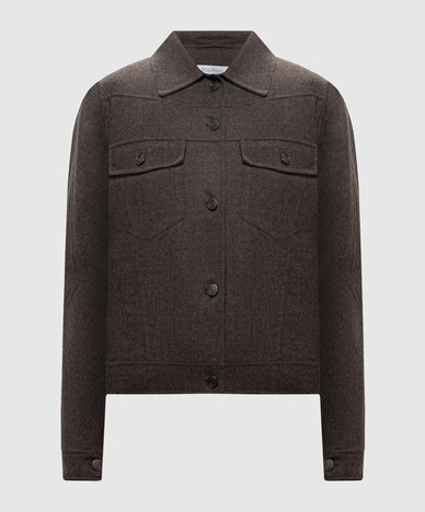 Brown RAPACE wool jacket
