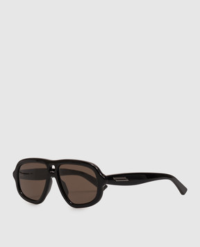 Bottega Veneta Sophia Ribbon Black Sunglasses A009A1V2Q30