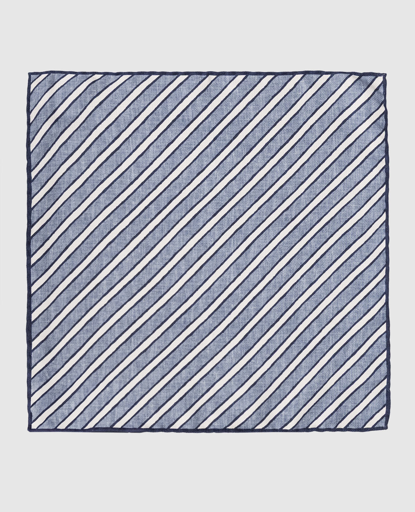 

Blue striped silk pachet Brunello Cucinelli, Light blue