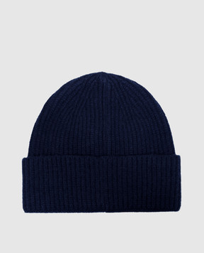 Santoni Blue cashmere hat AMCPC0027XXACAZ