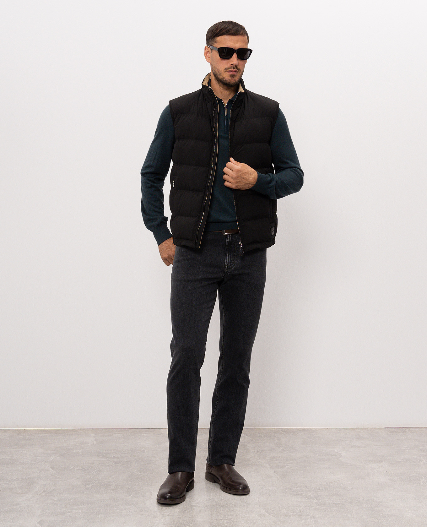 Green cashmere and silk polo shirt Stefano Ricci 2