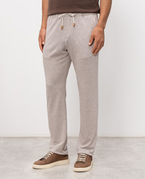 Pini Parma Beige melange pants JOGGLIJERTAU