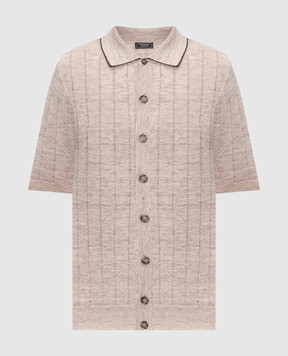 Peserico Beige linen shirt R59505F129316A