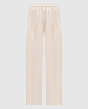 Loulou de Saison Beige silk pants LARS LARS