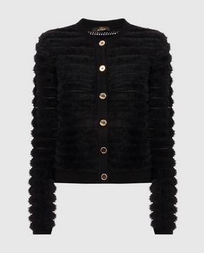 Twinset Black cardigan with wool 262AP3032
