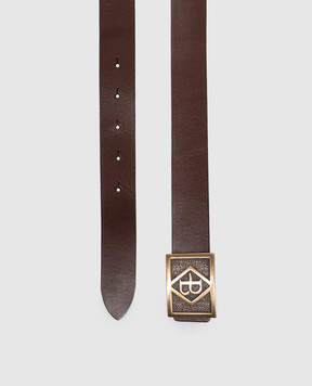 Ballantyne Brown leather belt BLA062ULE08