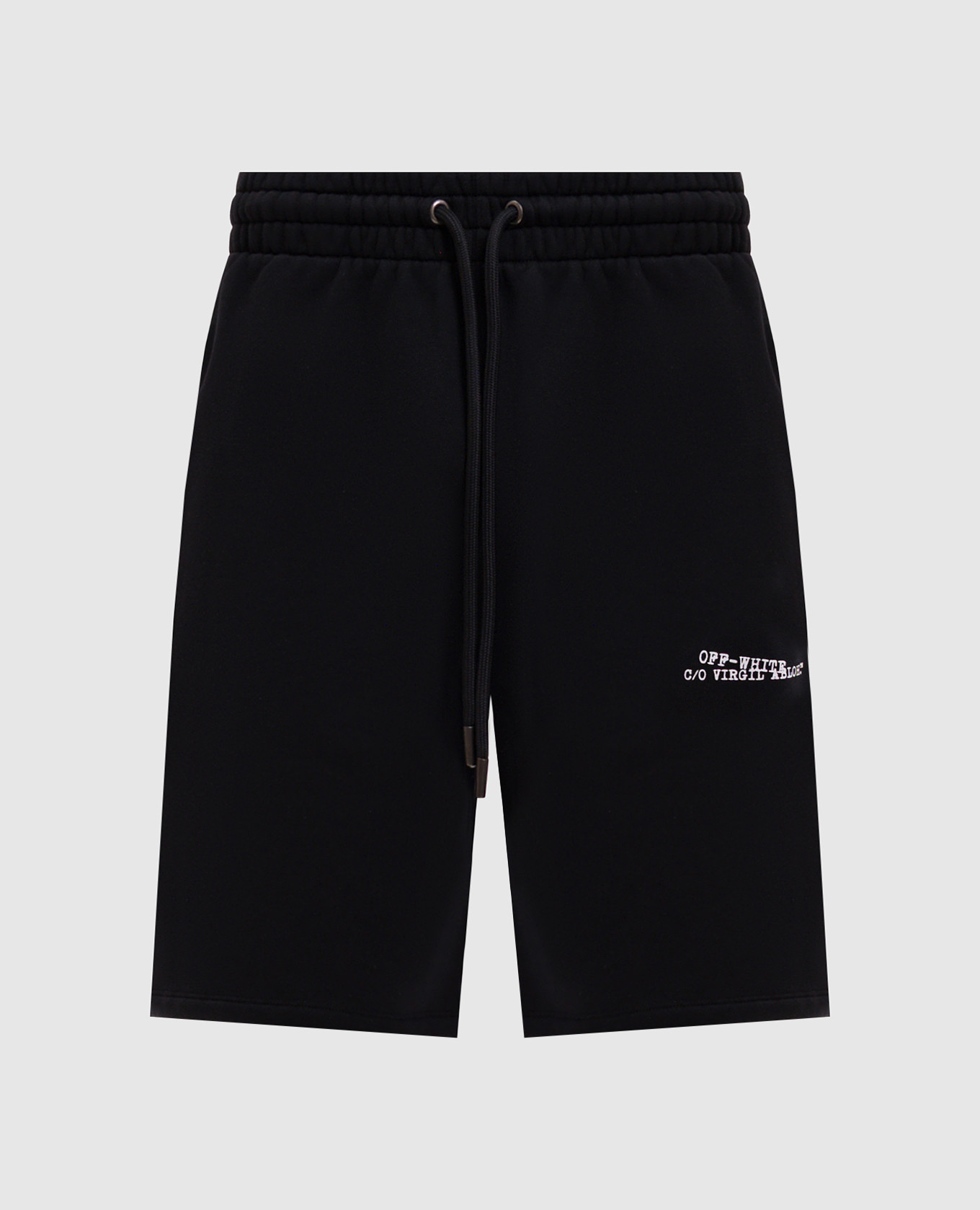 

Black shorts with logo print Off-White