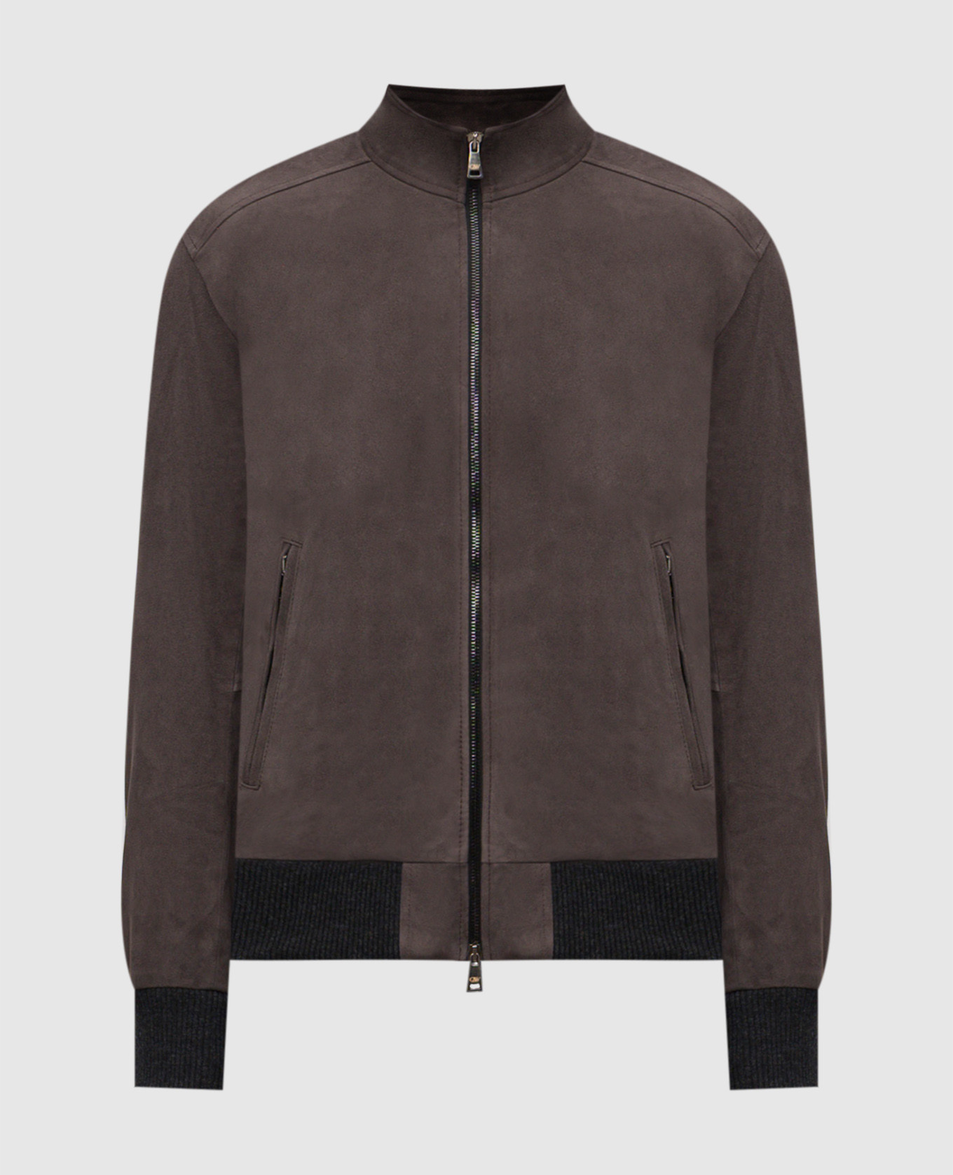 Brown suede jacket