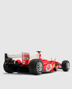 Amalgam Red souvenir in the shape of a Ferrari F2004 car M6050
