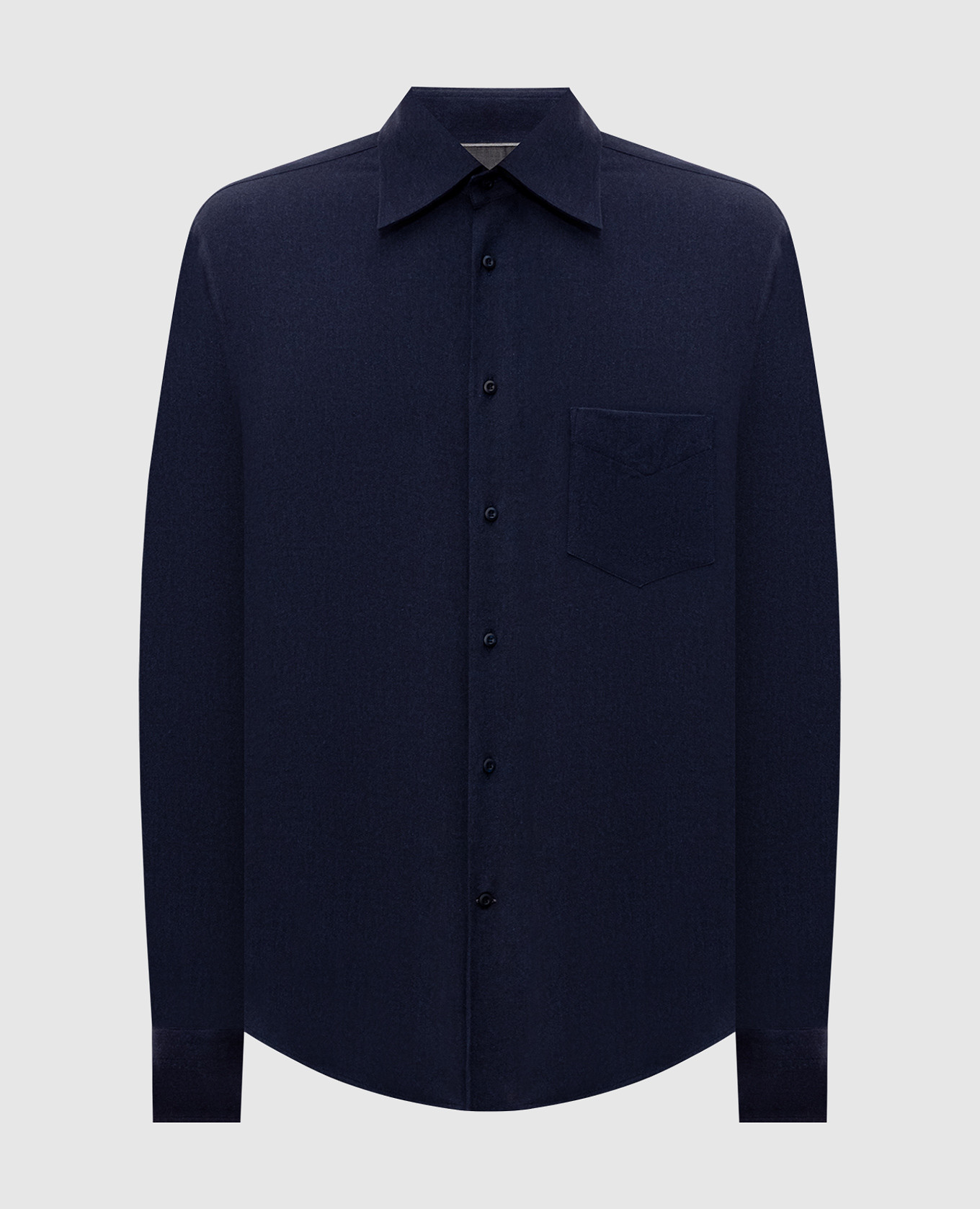 Navy blue patterned shirt