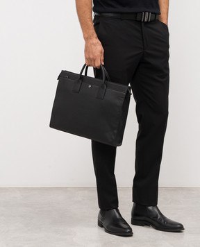 Gianni Chiarini Black leather briefcase FLORENCE BSUB18193GRNCRV